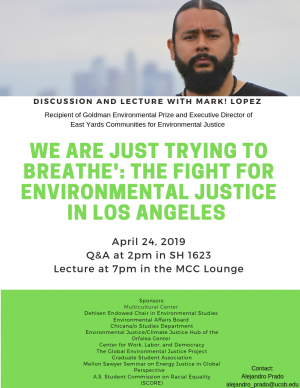 Discussion and Lecture with Mark! Lopez Flyer Discussion and Lecture with Mark! Lopez Flyer